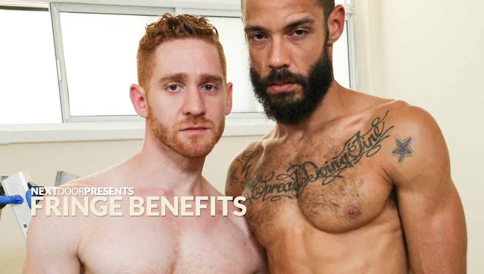 Dylan Henri & Leander in Fringe Benefits XXX Video - NextdoorEbony