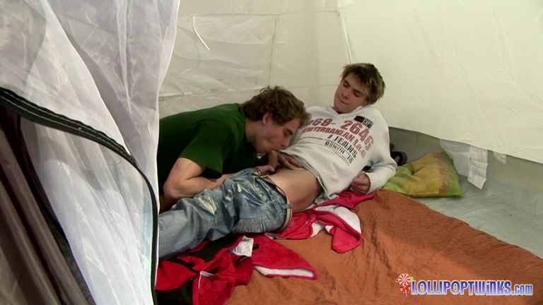 Two Horny Boys In A Tent - Karel Fox & Patrik Janovic