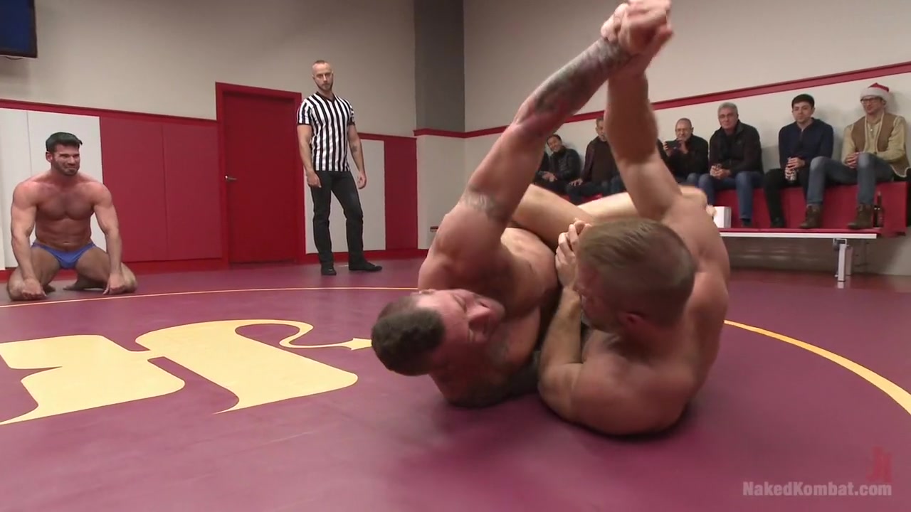 Muscle on Muscle: Live Tag Team Oil Match Between 4 Ripped Hunks!