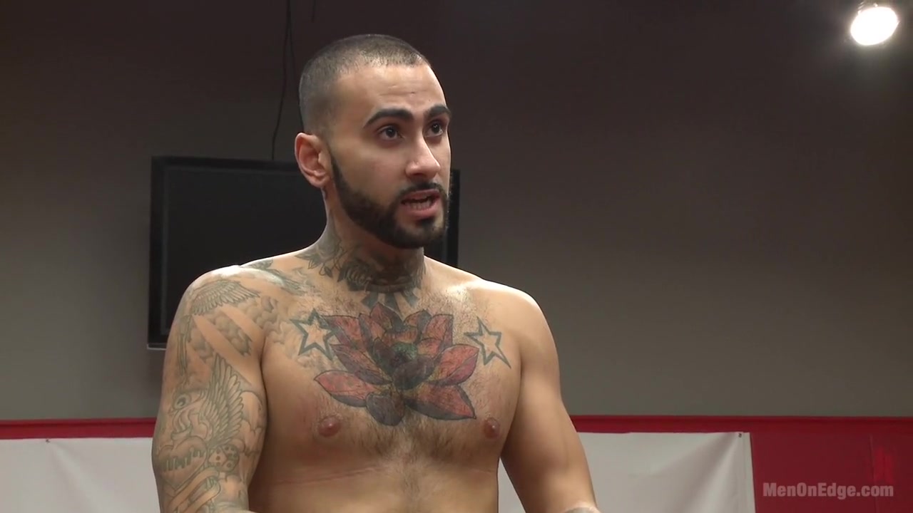 Rikk York gets slammed to the mat and edged