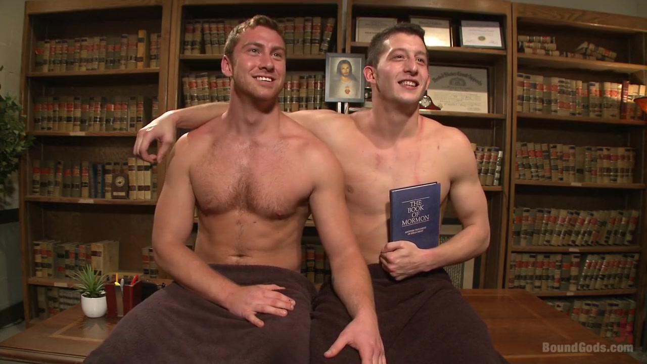 Hot Mormon Jock Fucked in Bondage to Prove His Devotion to the Church