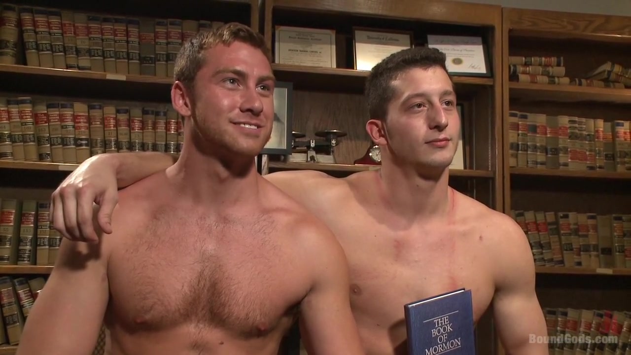 Hot Mormon Jock Fucked in Bondage to Prove His Devotion to the Church