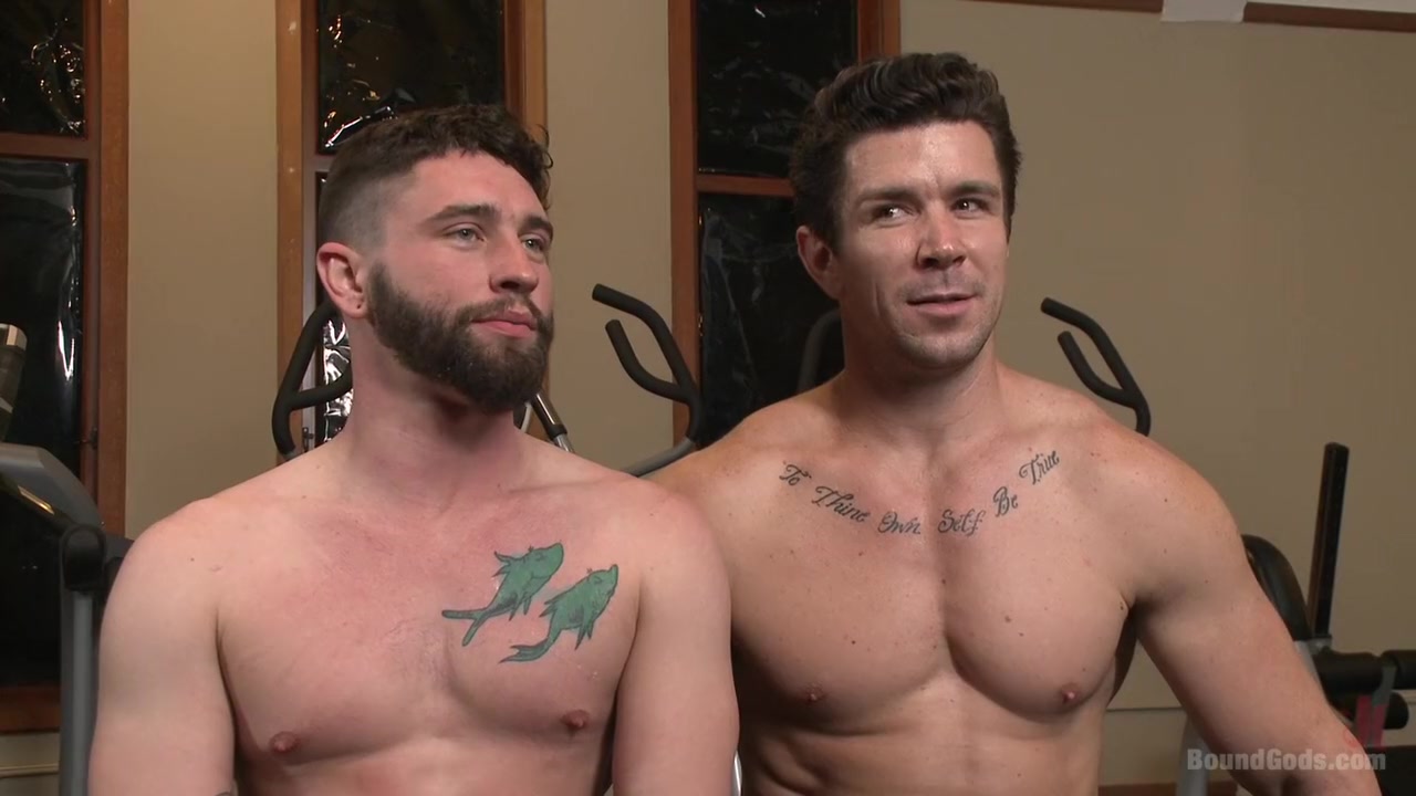 Hot Gym Stud Tormented and Fucked by the Creepy Handyman