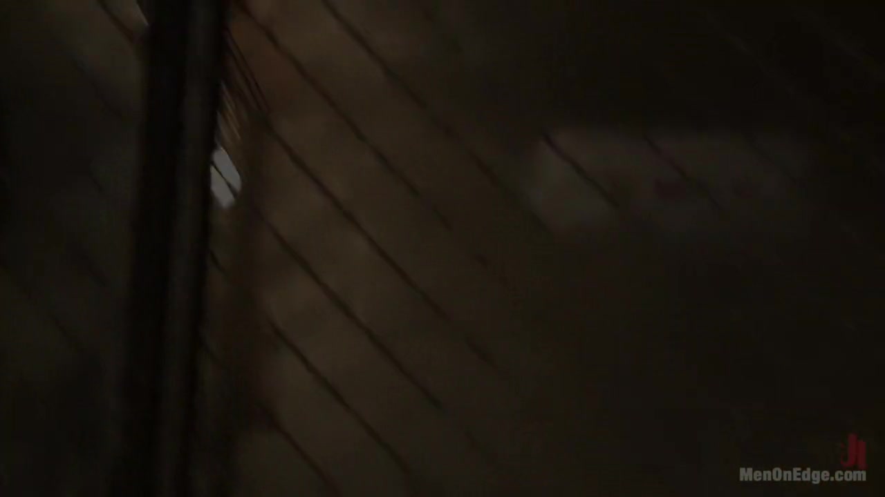 Edging hot, uncut cock in prison