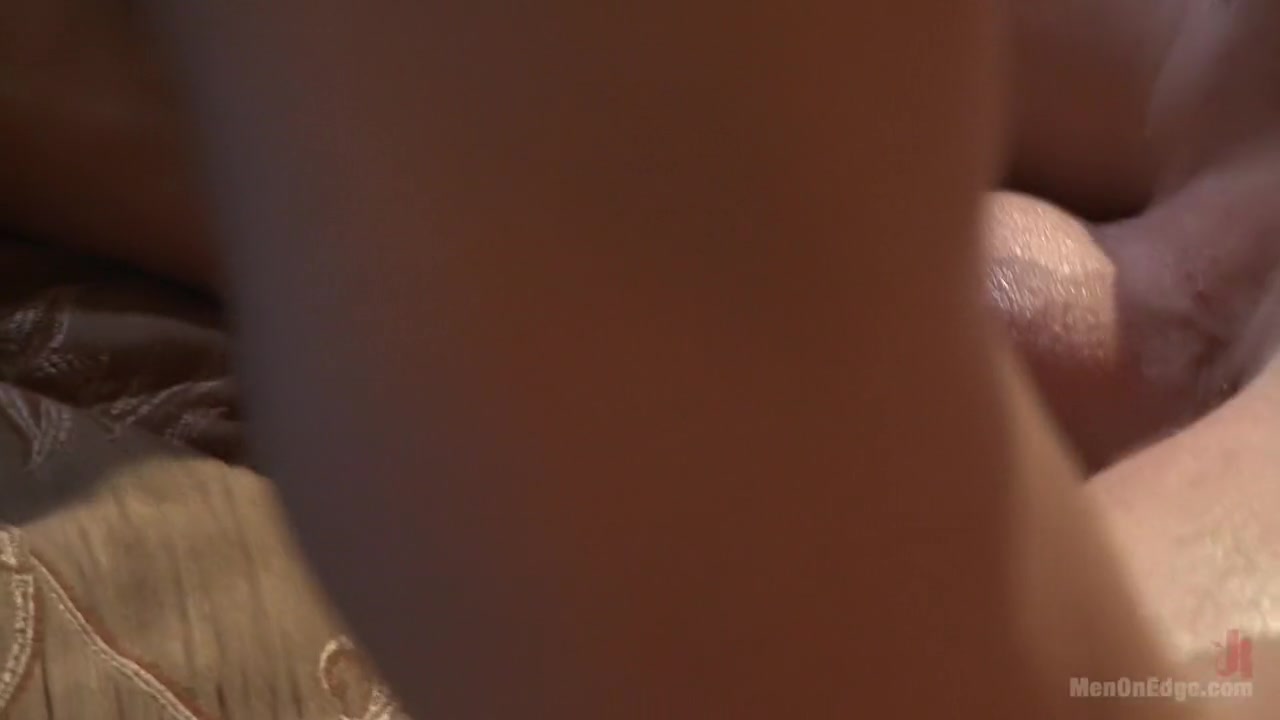 Blond surfer dude gets edged in bondage for the first time