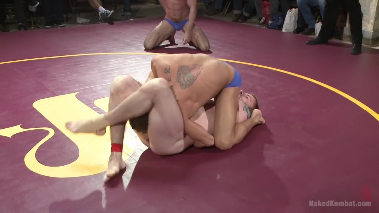 Four hot studs fight for the right to fuck in front of a live crowd!