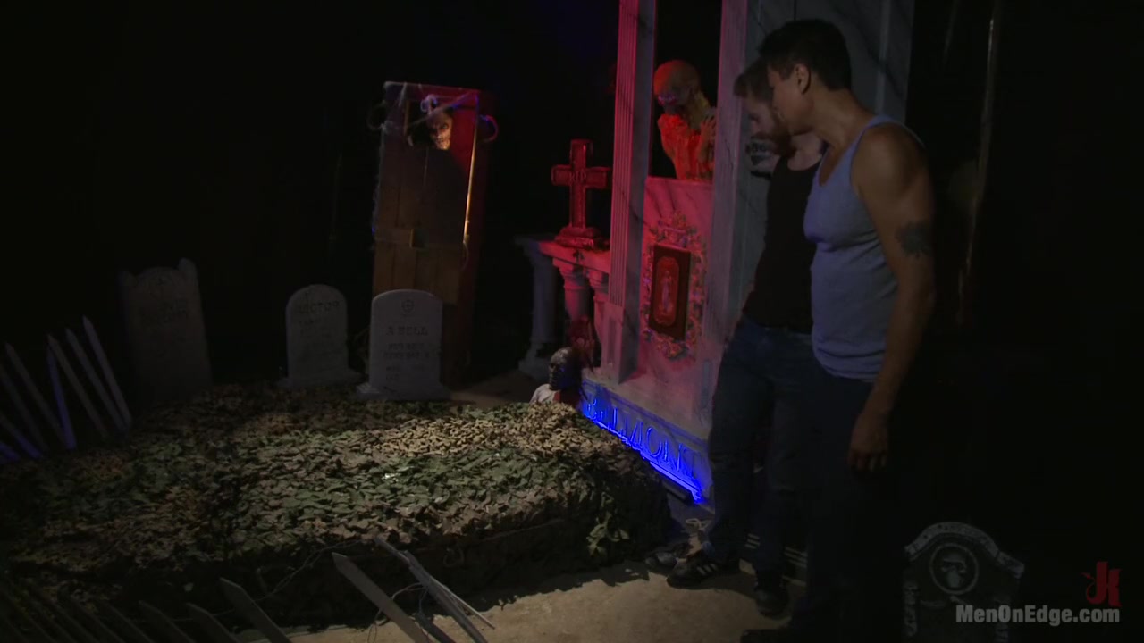 Is it a serial killer or a hot stud for edging on Halloween night?