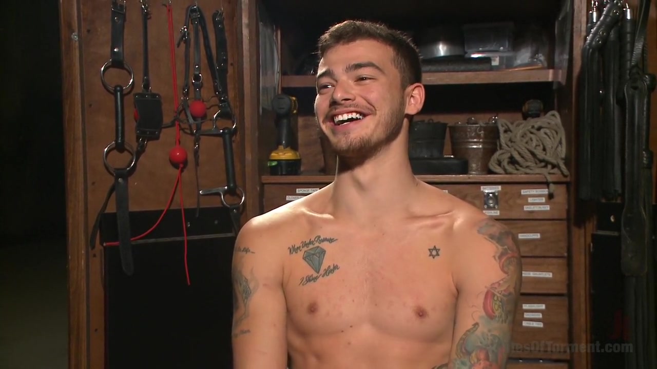 Straight hunk Trevor Spade tormented to the extreme