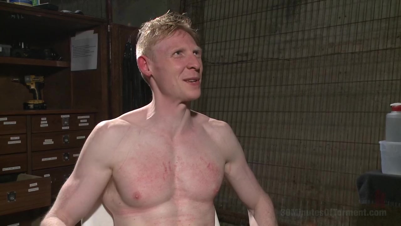 Straight Kickboxer gets dunked while shooting his load