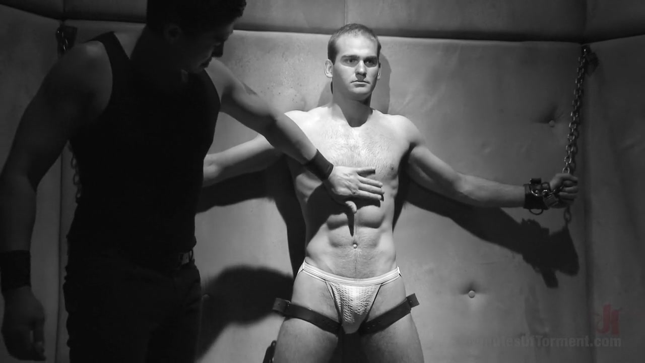 Straight stud John Smith gets , choked and made to cum
