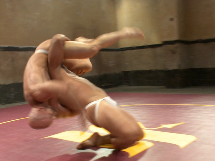 OILED MUSCLE: Mitch The Machine Vaughn vs Marcus Titan Ruhl