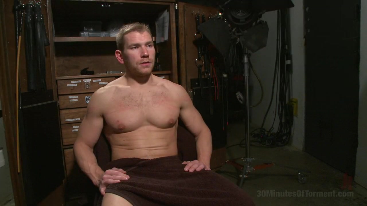 Alex Adams endures the cock, balls and ass torment
