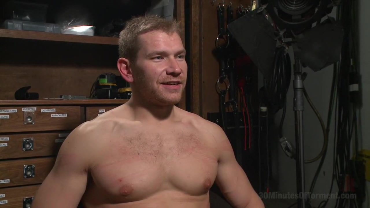 Alex Adams endures the cock, balls and ass torment
