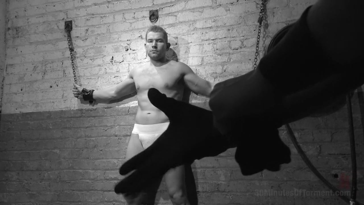 Alex Adams endures the cock, balls and ass torment