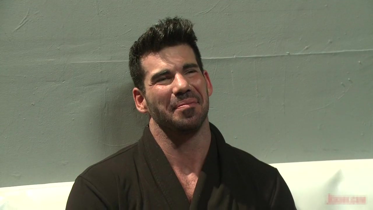 Muscled DJ tied to the toilet & ass fucked in front of a horny crowd