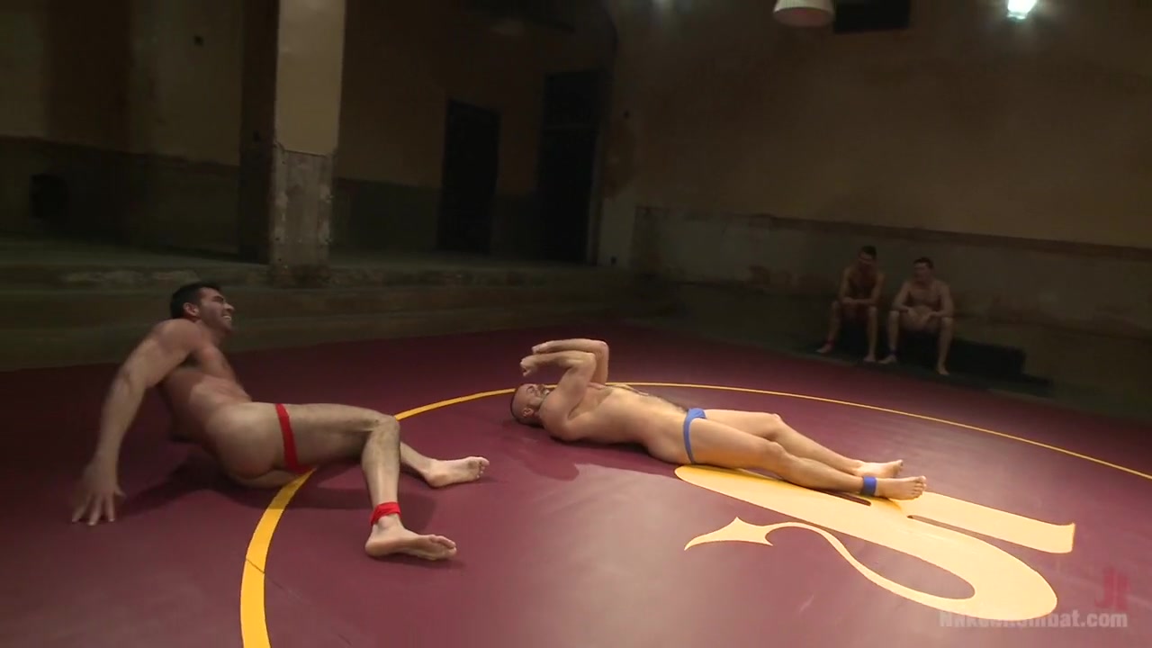 First Match of 2014! - Two Muscled Hunks Fight for Sexual Domination!