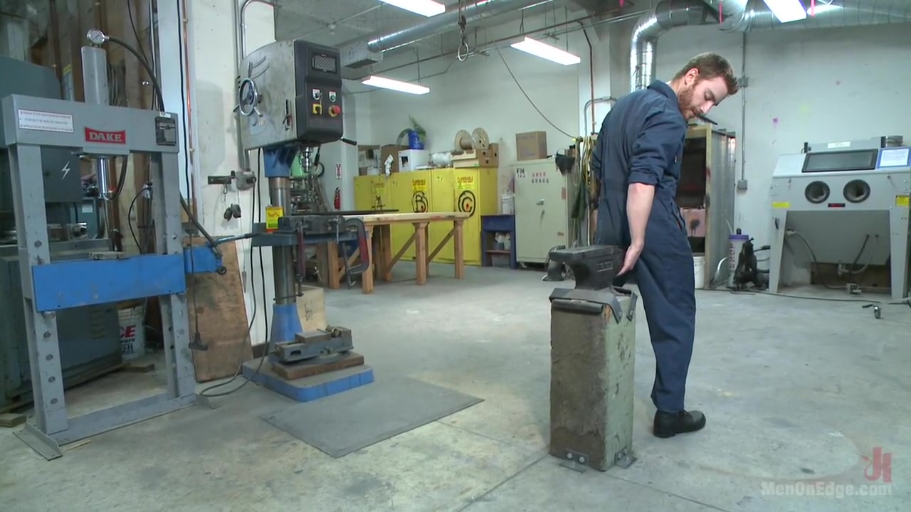 Mechanic edged by his own tools