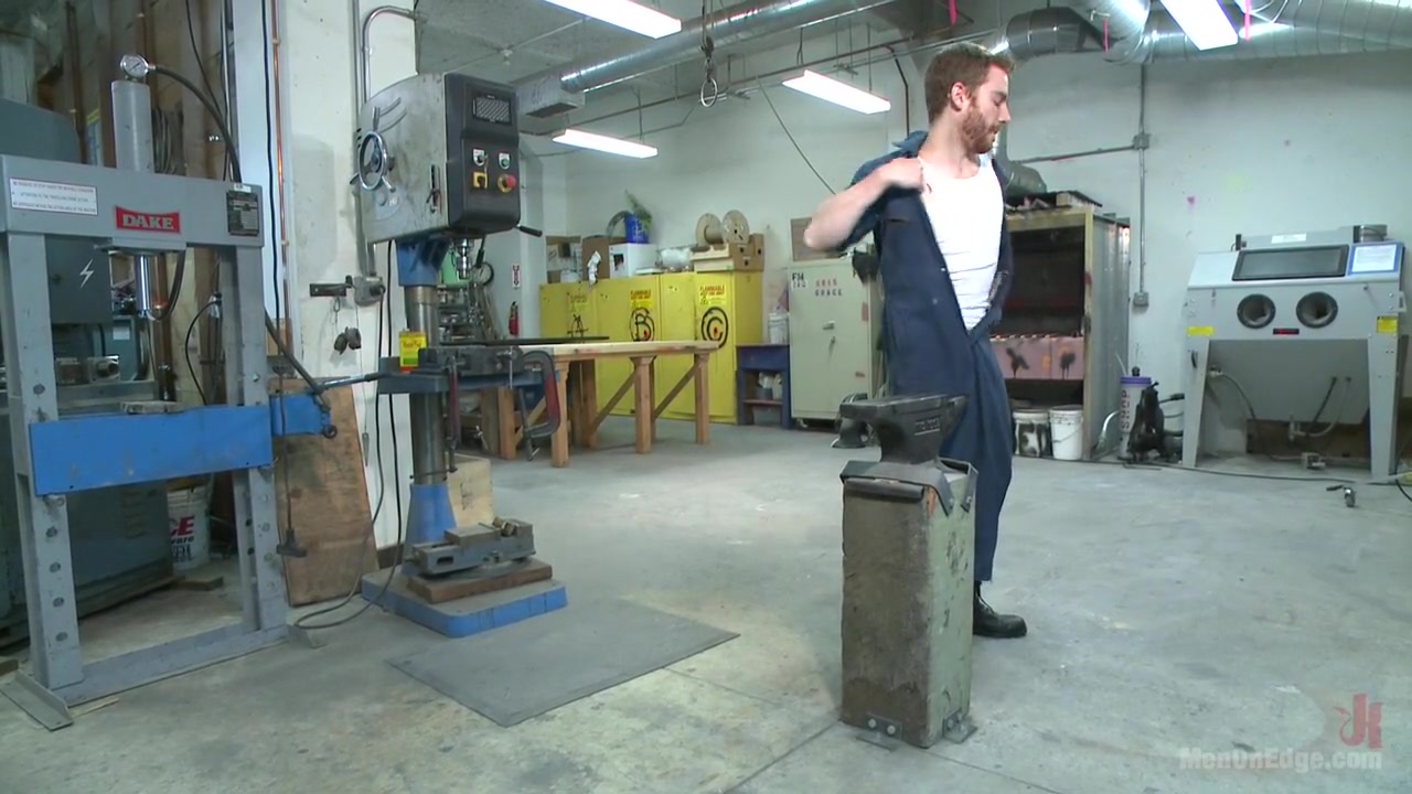 Mechanic edged by his own tools