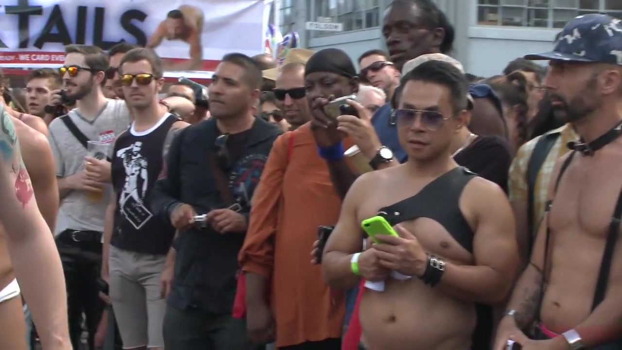 Folsom Street Whore tormented in front of thousands of people