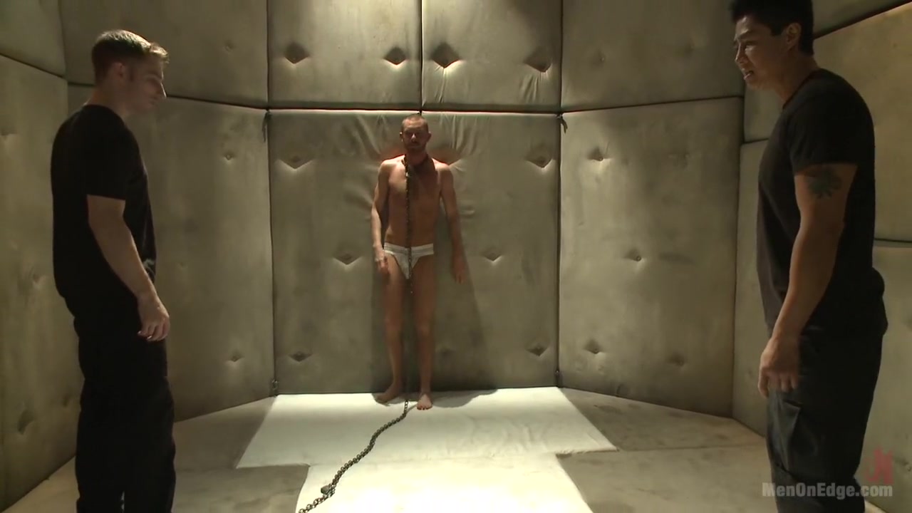 Two edging perverts find a captive sex slave by accident