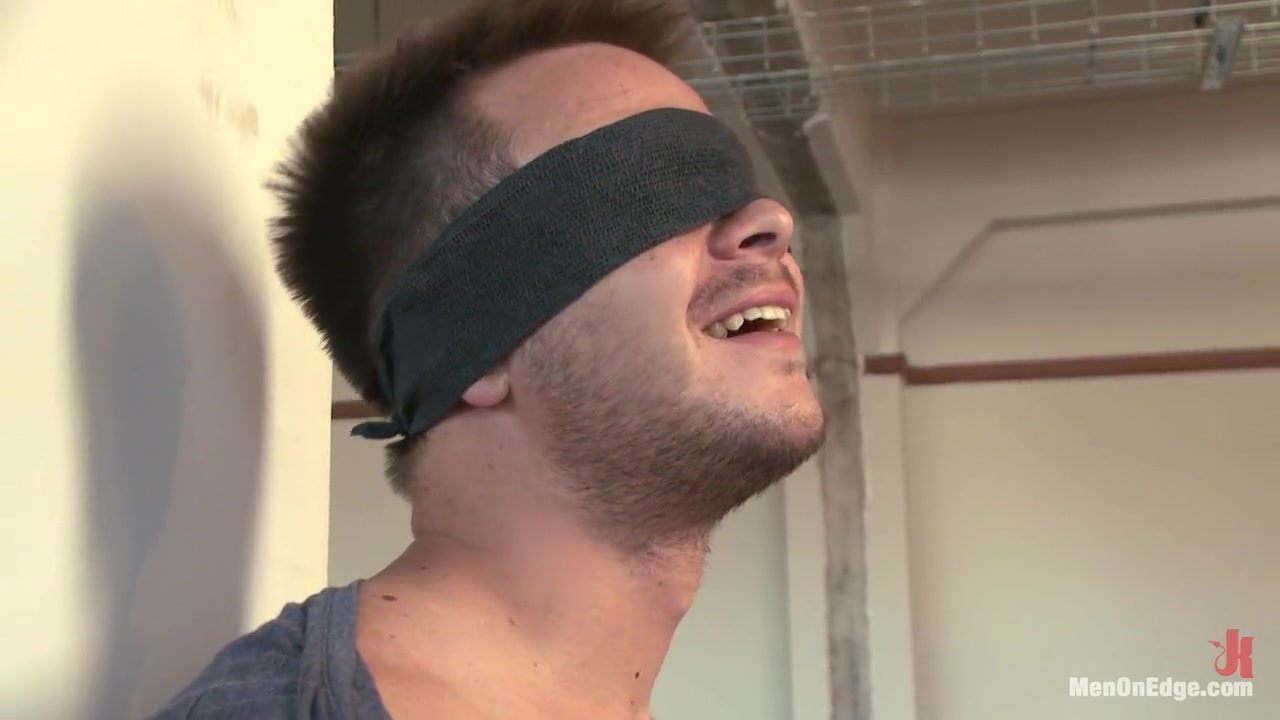 Straight stud's huge uncut cock edged by two guys for the first time