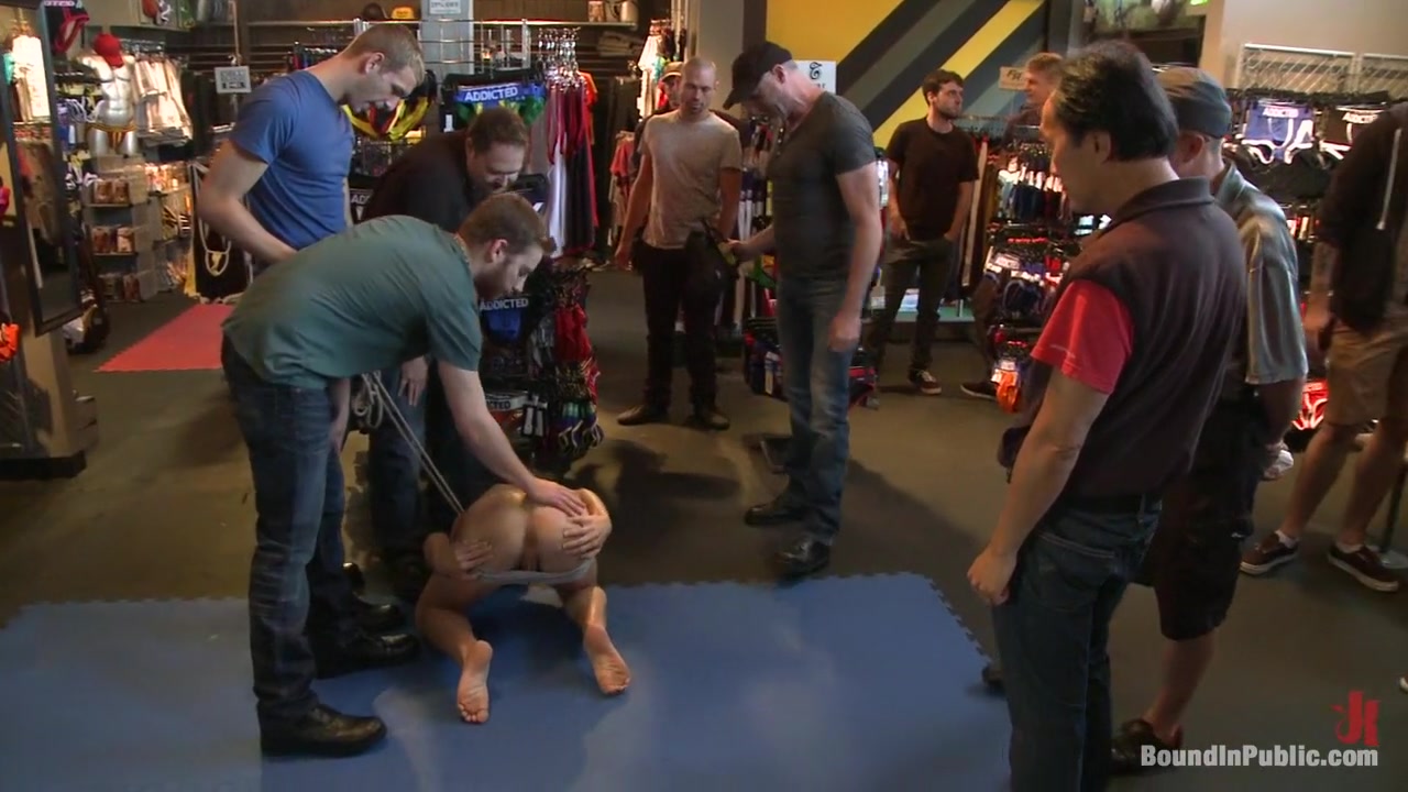 Cock Hungry Whore Gang Fucked at Mr. S Leather