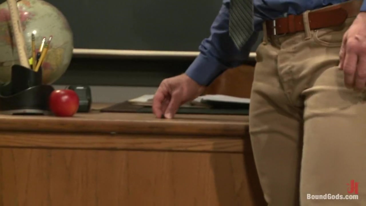 Horny professor beats, electrocutes, and fucks one of his students 18+