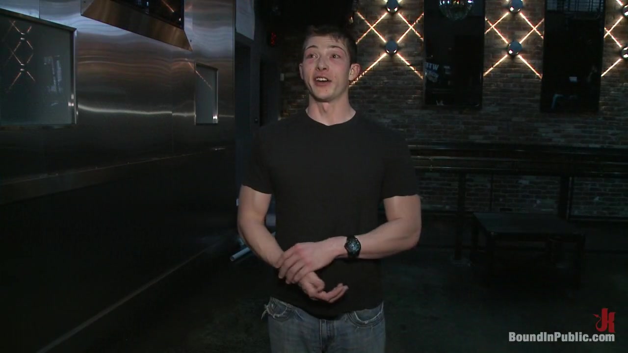 Nasty Bartender Humiliated and Gang Fucked by Angry Crowd