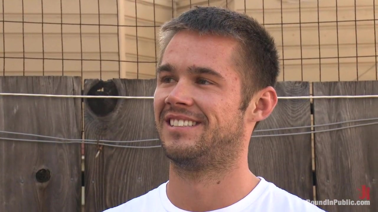 Mike de Marko bound, humiliated, fucked and in public