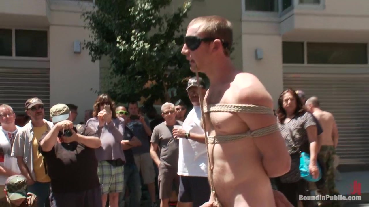 Cody Allen Bound in Public