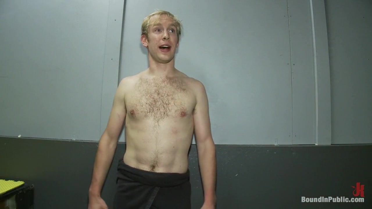 Two thugs drag a businessman into a porn shop and strip him of his manhood.