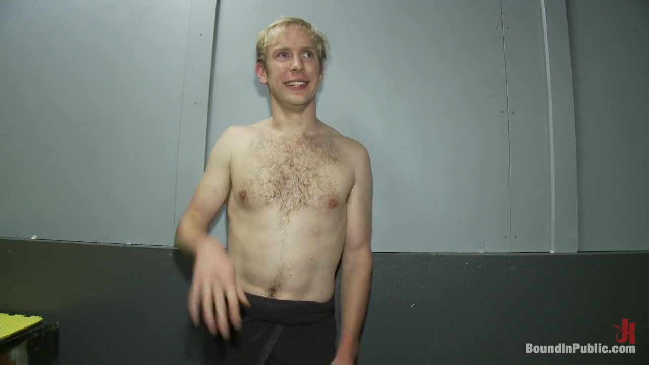 Two thugs drag a businessman into a porn shop and strip him of his manhood.