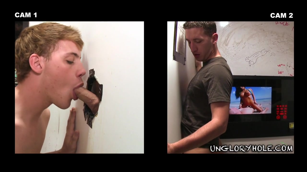 Another Guy Sticking His Cock Through The Wall - UnGloryHole