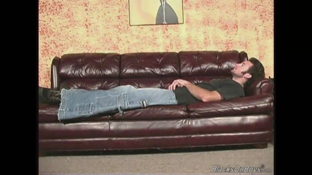 Horny white guy returns for more black cocks
