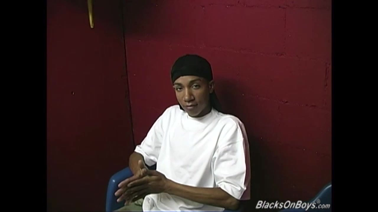 Thin twink gets fucked by two black guys