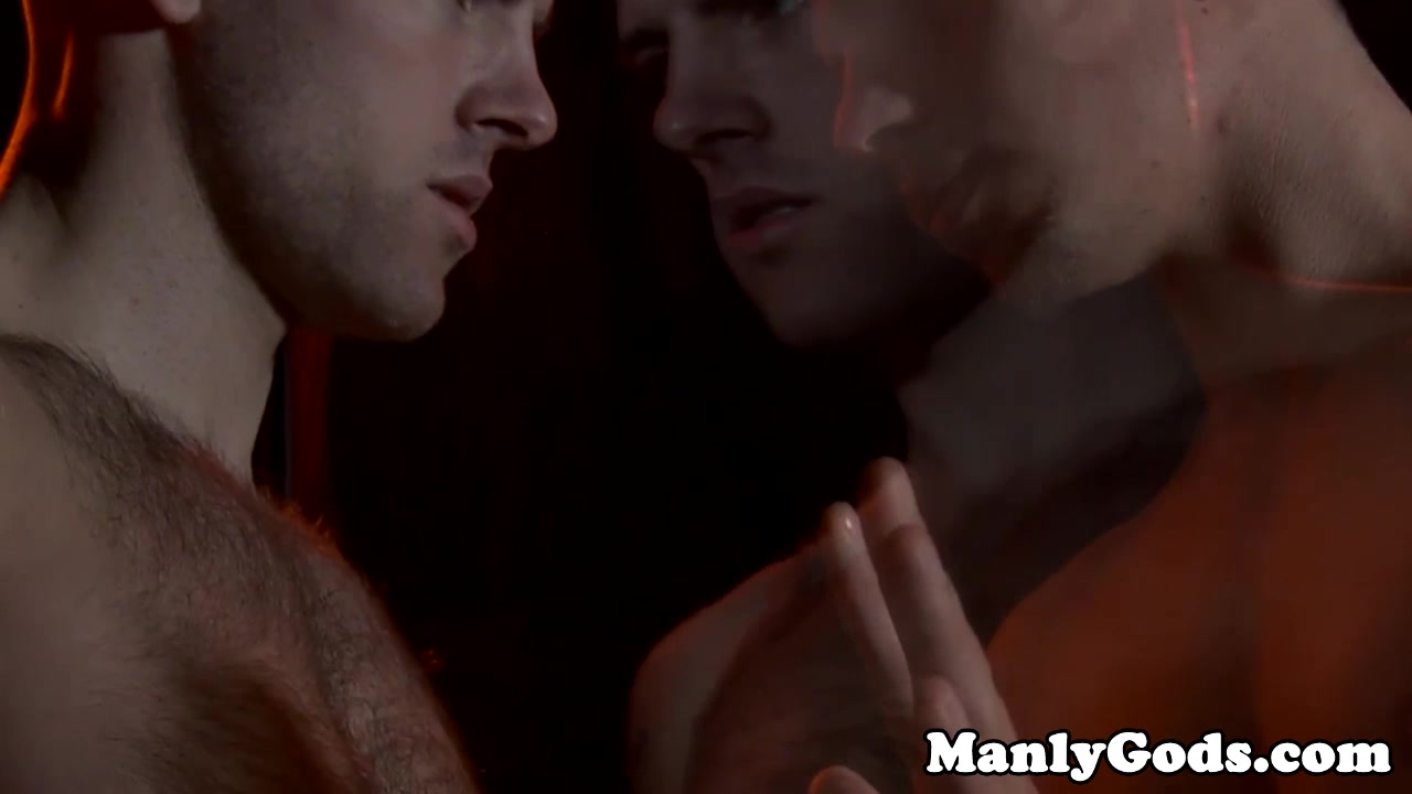 Gay hunks jerking their hard cocks separately