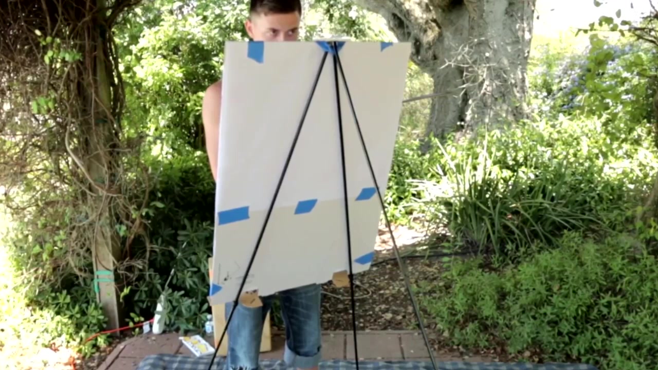 Outdoor assfucking session for twink model