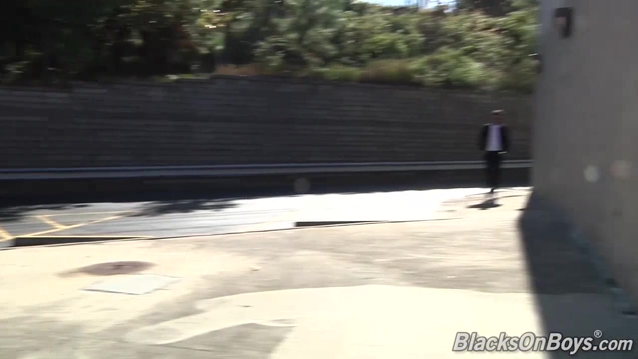 White dude sucking off two black cocks