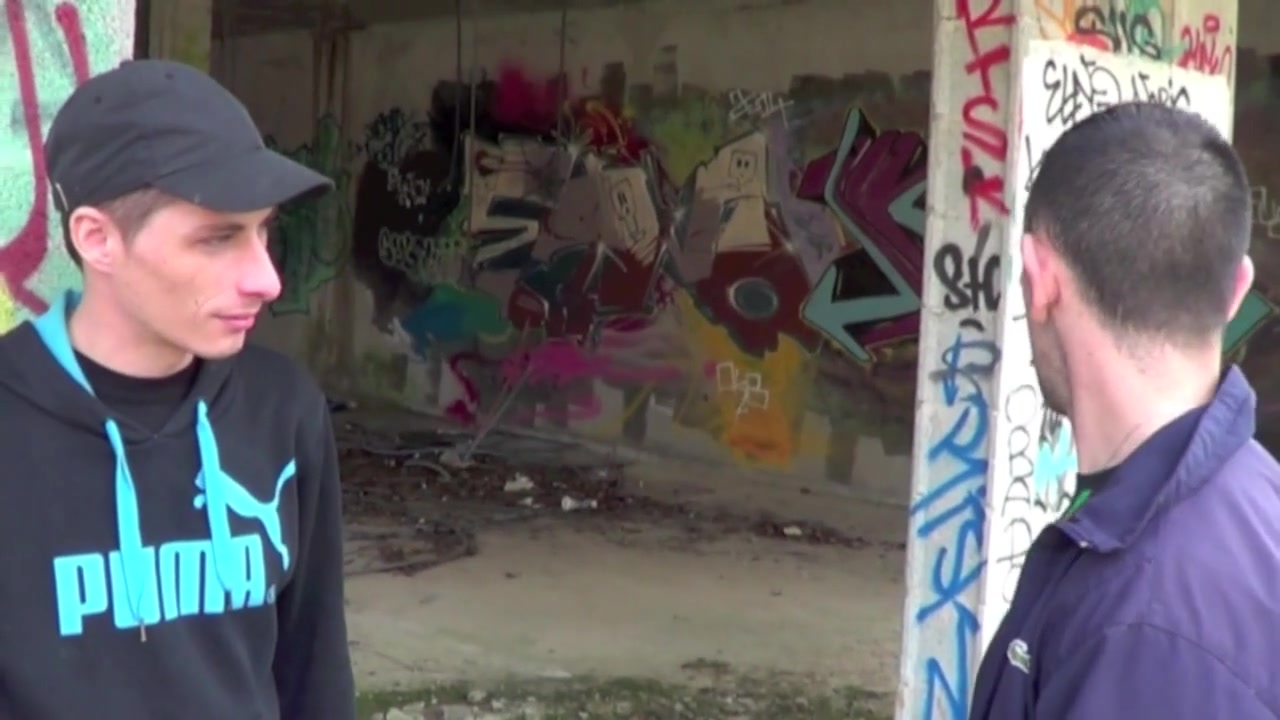 Feminate twink fucked by straight curious badboy outdoor - CrunchBoy