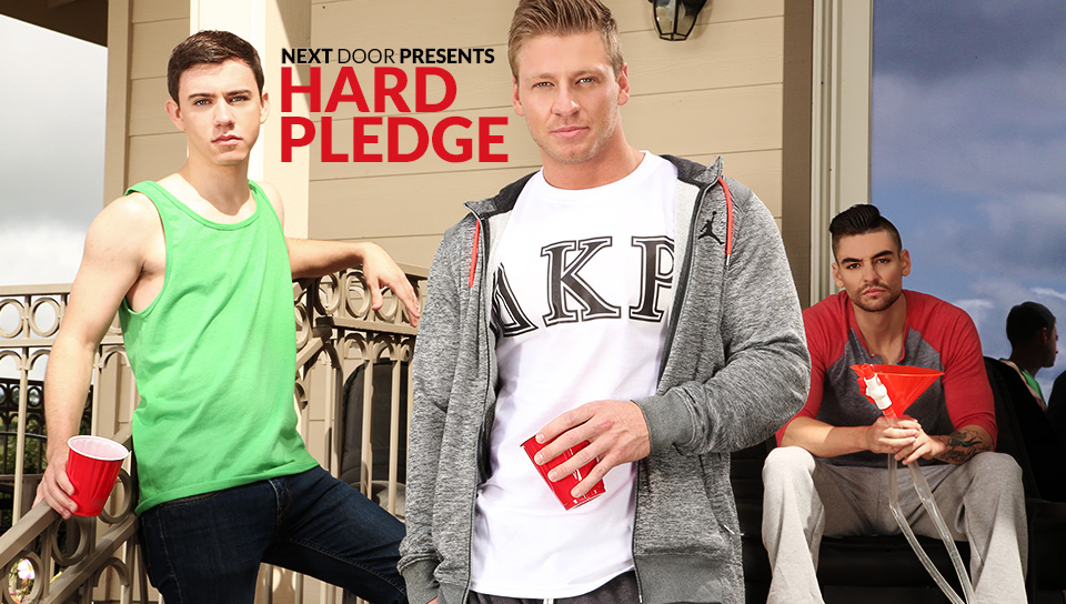 Johnny Torque & Cole Christiansen & Zach Taylor in Hard Pledge XXX Video