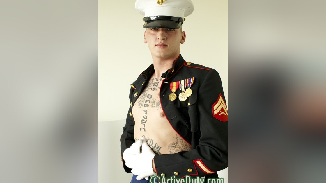 Quinn - Solo Military Porn Video