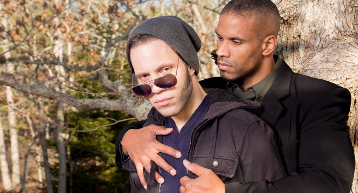 Wolf Hudson & Robert Axel in Guys Kissing Guys Video