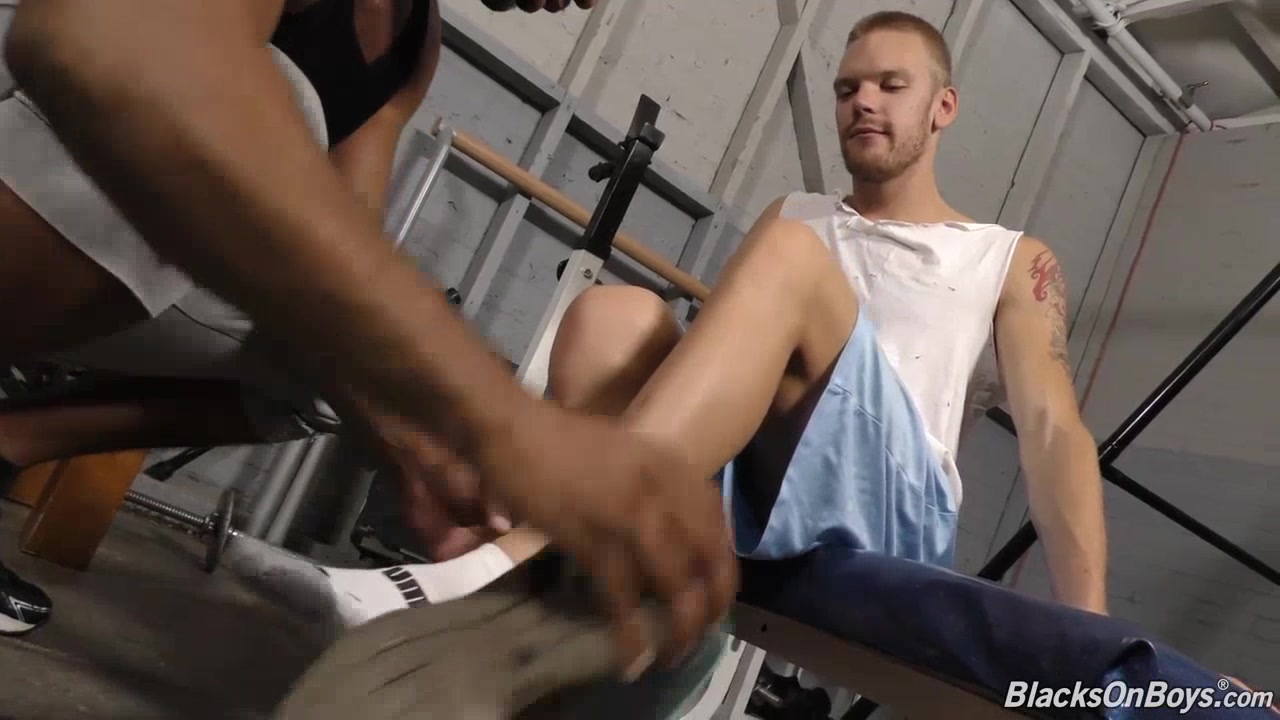 Aaron Jacobs Gets Fucked By His Black Trainer