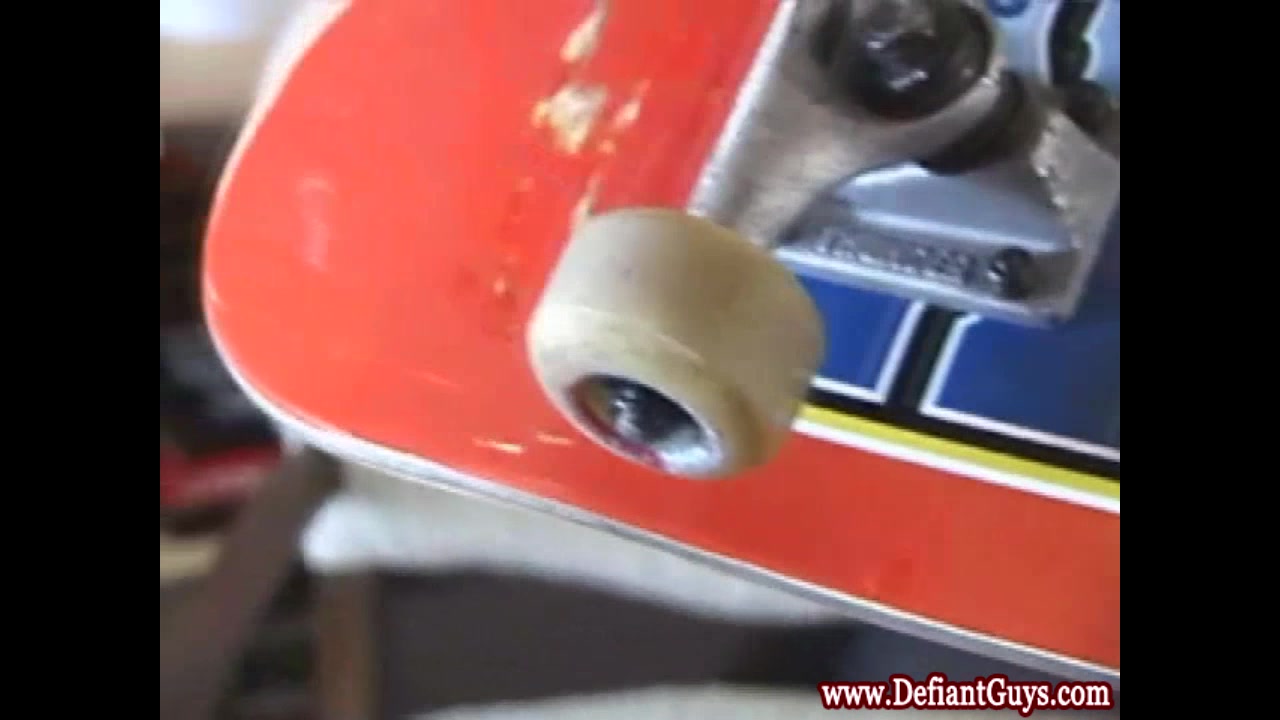 Young skater wanking himself off