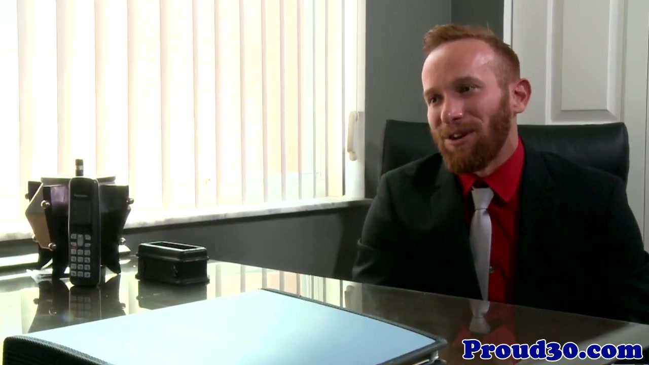 Mature office assfucking hunk in in suit