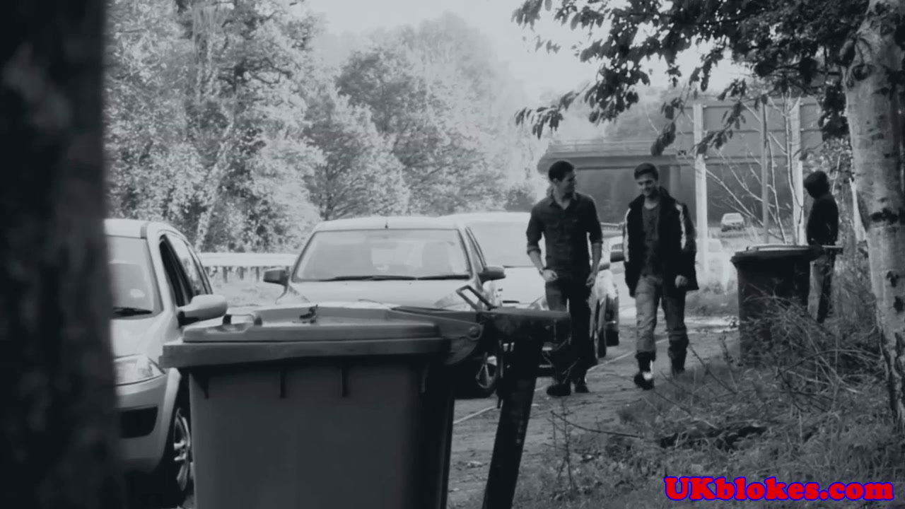 Jace Tyler anally fucking Gabriel Clark outdoors