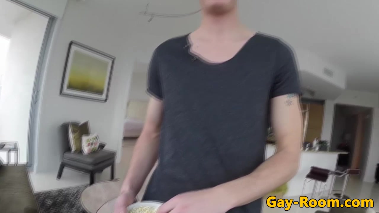 Teasing twink pounded after blowjob