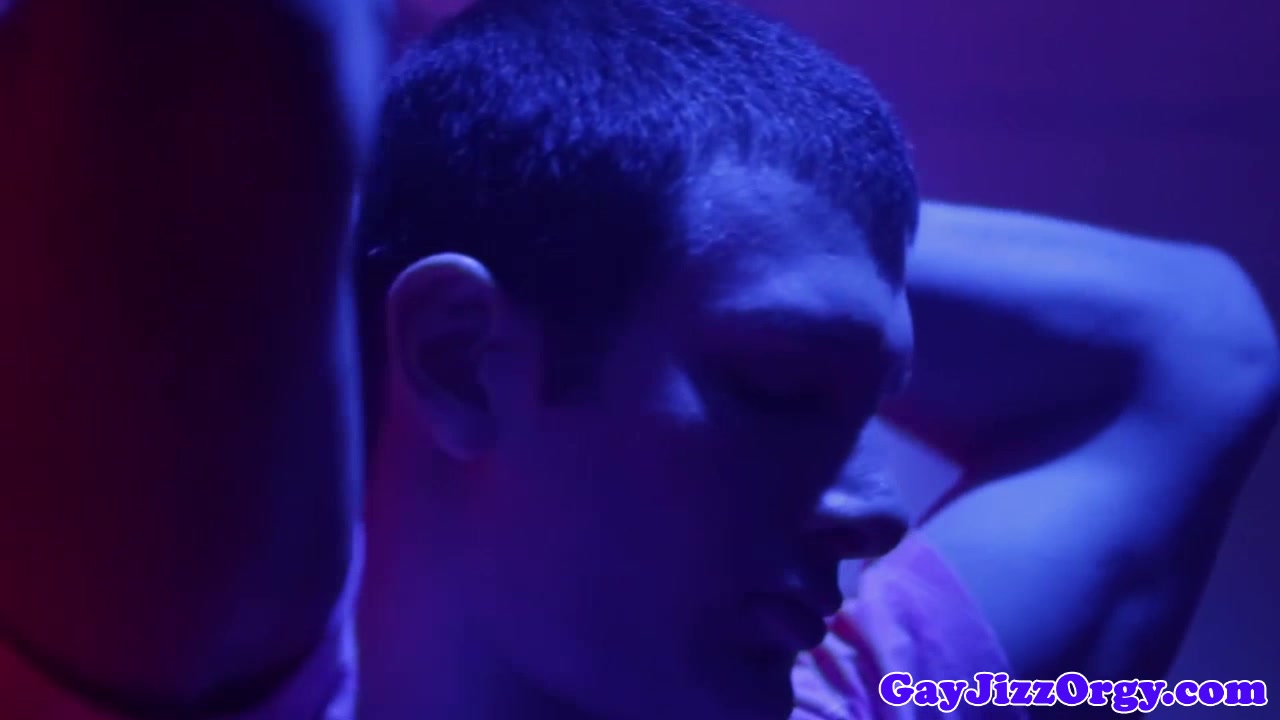 Cumshot jocks dancing before assfucking together