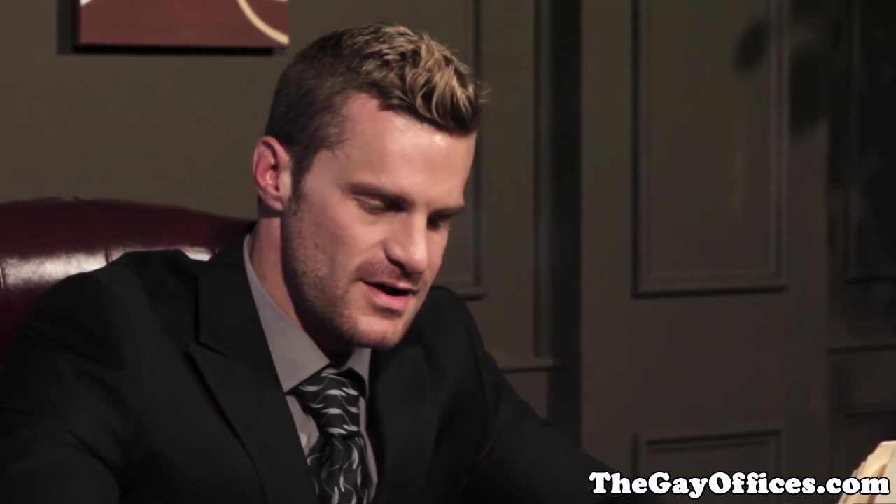Gay officesex muscle hunks cum after sex