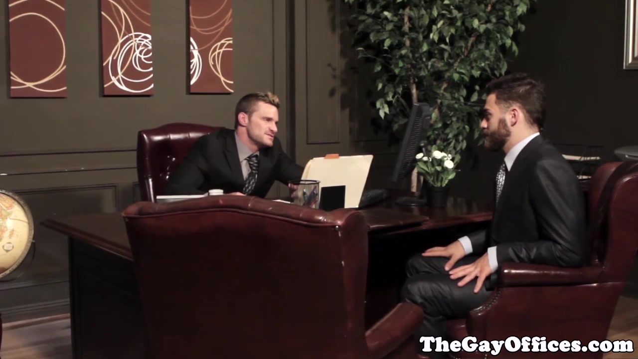 Gay officesex muscle hunks cum after sex